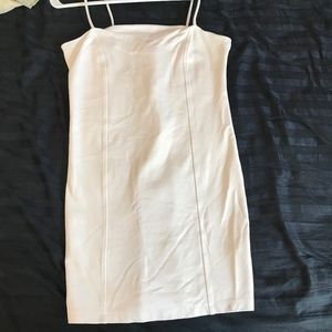 White mini dress